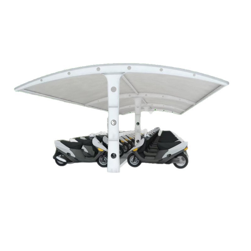 膜结构车棚汽车停车棚充电桩棚张拉膜棚遮阳遮雨棚小区电动车棚厂