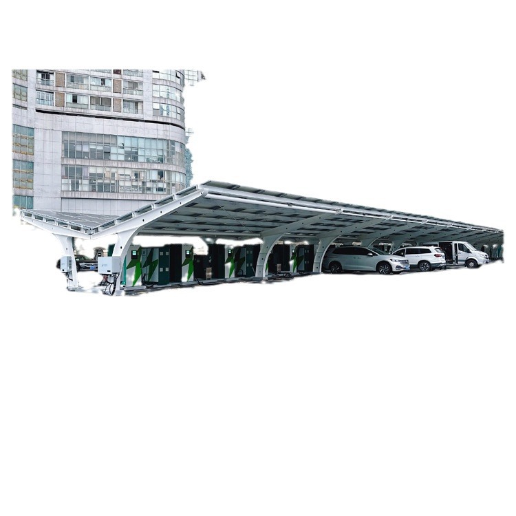膜结构车棚汽车停车棚充电桩棚电动小区车棚张拉膜遮阳雨棚景观棚