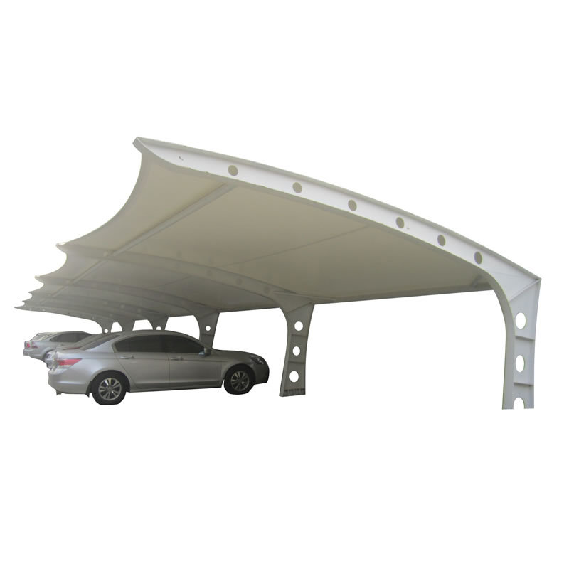 西安膜结构汽车停车棚户外车棚子体育场充电桩雨棚遮阳棚生产厂家